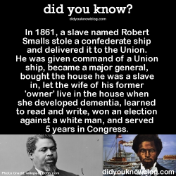 did-you-kno:  He also helped convince Abraham Lincoln to let