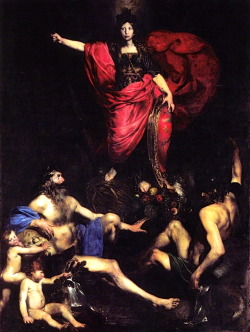 necspenecmetu:  Valentin de Boulogne, Allegory of Italy, c. 1627-8