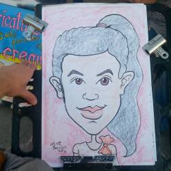 Caricatures at Dairy Delight!  #art #drawing #caricatures #caricaturist