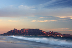 blvkmamba:  Sundown over Table Mountain, Cape Town by Exodus