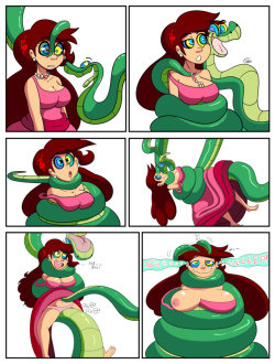 penkenarts:  a comic I finished for a friend of his OC girl. Please