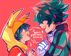 poopplio: HAPPY BIRTHDAY DEKU