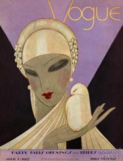 hoodoothatvoodoo:  Vogue, 1927 Art by Eduardo Garcia Benito 