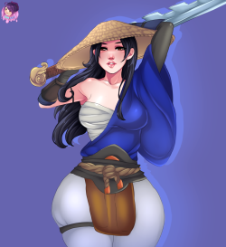 Susano Genderbend from SMITE ~-Nude ver. at my Patreon- thanks