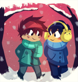 thatdoodlebug:ash’s mother gave him those earmuffs alright