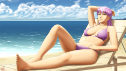 lvltheperv:  Commission. Cheerilee on the beach.Bigger versions