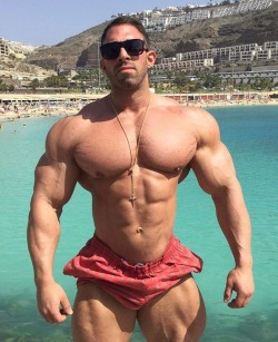 slut4muscles:  musclegodselfies:  Kevin Wolter  @musclewanted