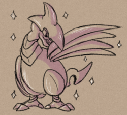 “Shiny Skarmory sharpening its wings please.”