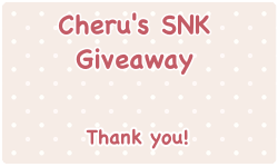 sugarelixir:  It’s another giveaway, everyone!  The reception