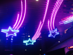 cheap-bliss:  I was appreciating the neons at the movies tonight.