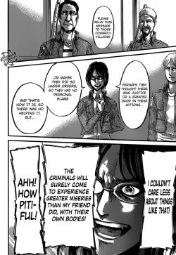 jericho-roseus:  Hanji said it clearly that the murderers will