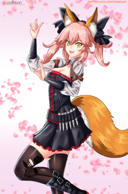 Patreon January Raffle Winner - Tamamo Cosplaying Ruby Rose 