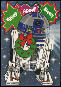 starwars:  This set of quirky Star Wars holiday greetings comes