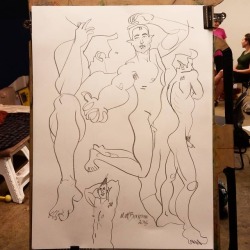 Figure drawing!  Approximately 22"x30"    #art #drawing