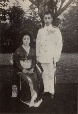 Isoroku Yamamoto e  Reiko Mihashi il giorno del matrimonio, Il