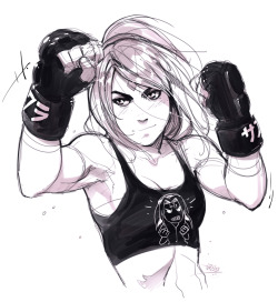 vashito:    shannonsketches said: sakura kickboxing? 