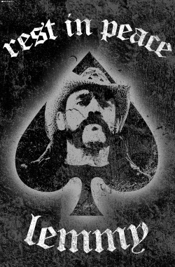 johnlindley665:  Rest In Peace/Lemmy Kilmister. 