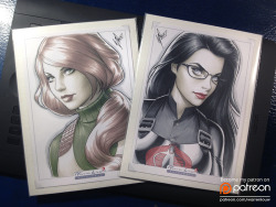 Copic Scarlett and Baroness by WarrenLouw 