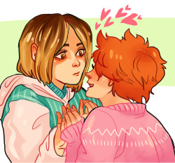 ginkohs:  its late but… sweater kenhinas for kenhina week ;;its