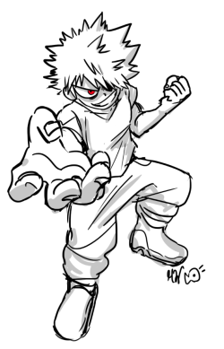 i was needlessly angry for no reason so i drew bakugo and it