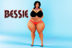 Here she is Bessie she’s my first BBW. Just had to create