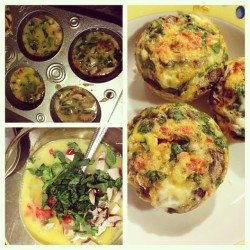 throw-a-fit-ness:  Paleo Breakfast Muffins 🙌#picstitch #paleo