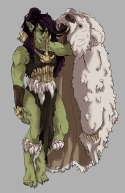 orcgirls:Evil is in the eye of the bearholder | Color by MissManyface