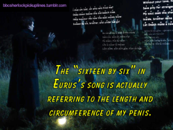 “The ‘sixteen by six’ in Eurus’s song is actually referring