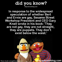 did-you-kno:  Bert, however, may be possessed…Source