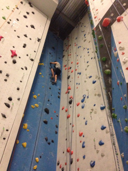 The black 5.9 was the hardest climb I tackled today and I succeeded!!!!