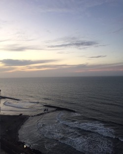 The view from our apt we got through Airbnb, we had the beach