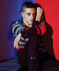 mancandykings:Rami Malek photographed by Mario Sorrenti for W