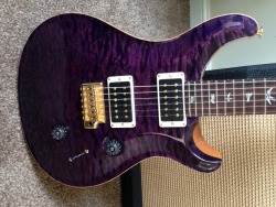 guitar-porn:  PRS CU24. Like A Ridiculously Hot Purple Tiger.