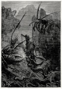 oldbookillustrations:  Giant lobsters, titanic crabs…  Alphonse