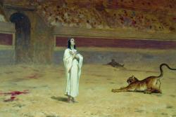 artist-bronnikov:  Martyr on a circus ring, 1869, Fyodor Bronnikov