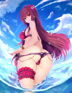 strange-andlovely-hentai:request: string bikini