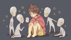 meristem:  i feel like if oikawa ever met aliens he would tell