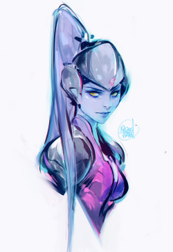 rossdraws:Widowmaker sketch! Drawing her for this week’s episode