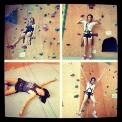 Day out with my nigga #rockclimbing #@pr1ncessq #4hours #fitspo