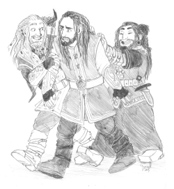 dreadelion:  i bet frerin and dis always had to drag thorin out