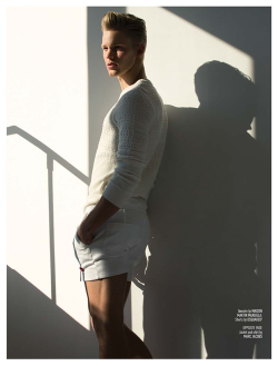 fashionwear4men:  Clark Bockelman by Karl Simone for August Man