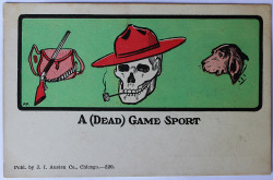 mudwerks:  Skull PostcardNo Postmark - Circa 1906-1910 