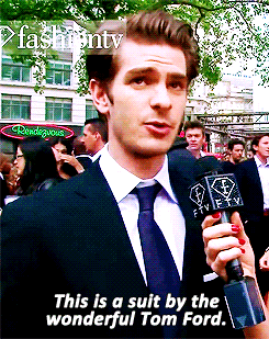 lemme-holla-at-you:  andrewgarfield-daily: You look fantastic.