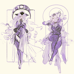 dyinglikeicarus: Mucha-references Camilla warm up doodles