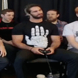 fearthe-spear:  reigns-roman:seth rollins being an actual angry