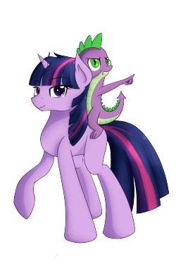 ask-dr-radical:Have a Twilight Sparkle and Spike for now (part