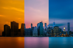 blazepress:  Three pictures of New York 10 minutes apart 