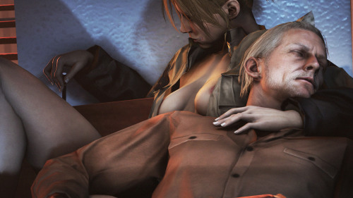 Finally, some moreÂ â€˜sensualâ€™ content for Ocelot and his troublemaker.After a mandatory (against her will) cutting of her long hair, some cuddles were had. Kinda unrelated to this moment but yay for storytelling.And hopefully something nice for those