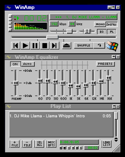 never-obsolete:  Windows Classic for Winamp