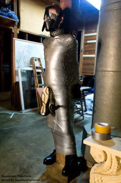 tapedandtortured:Another view of @rbbrchris making himself useful.